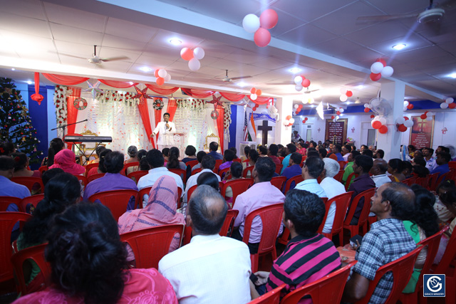 Grace Ministry celebrated the festival of Christmas 2018 with pomp and grandeur on Friday, December 14, 2018, at it's Prayer Center in Balmatta, Mangalore.